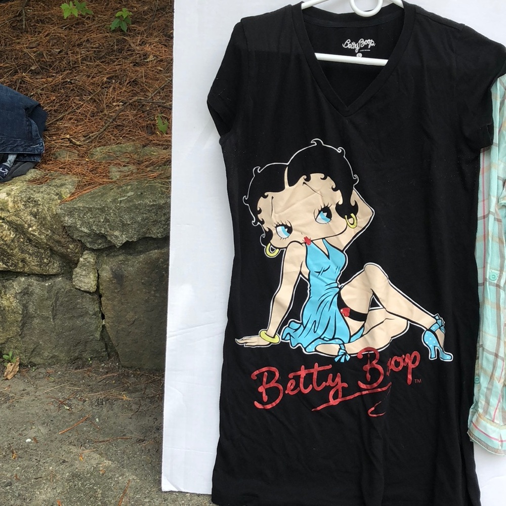 Large Betty boop long sleep shirt